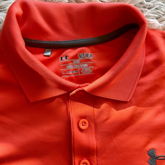 Under Armour Burnt Orange Polo - Picture 4 of 5
